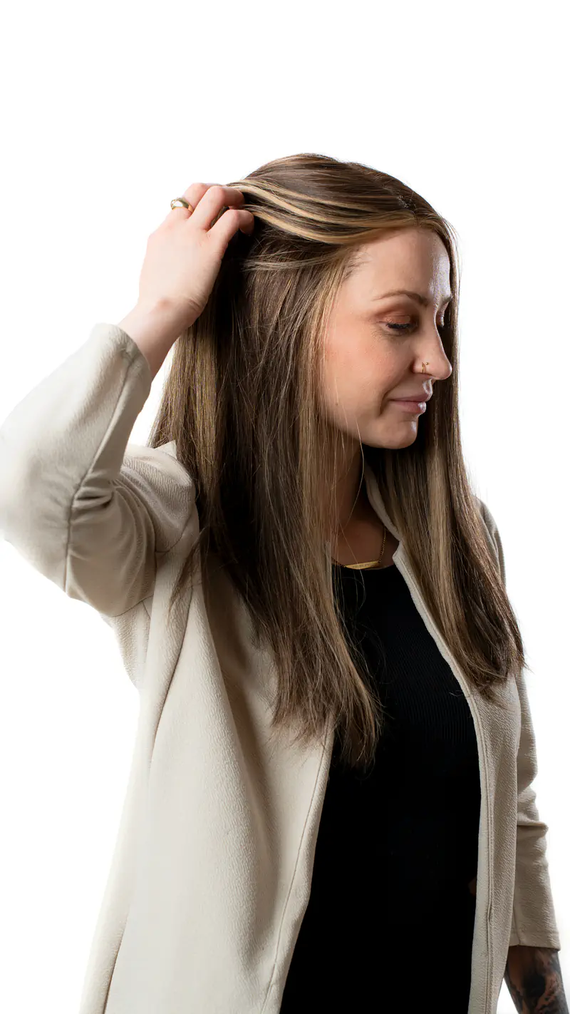 Peluca de cabello largo Jane 20 en Toffee Frappe, imagen 4